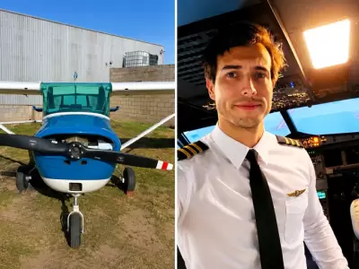 Instructor de vuelo cay� del avi�n durante una clase