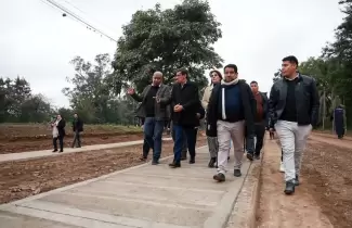 El gobernador Carlos Sadir supervis� obras de infraestructura urbana en Fraile Pintado
