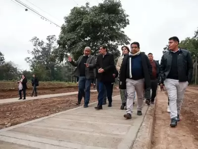 El gobernador Carlos Sadir supervis� obras de infraestructura urbana en Fraile Pintado