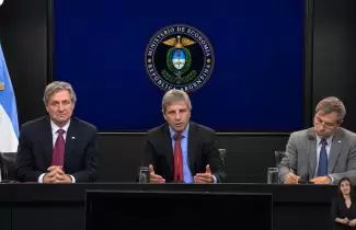 Luis Caputo present� el programa financiero