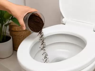 Los beneficios de tirar caf� usado en el inodoro
