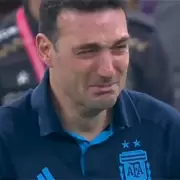 El insólito apodo que le puso la Selección a Scaloni en el vestuario tras llorar en el final del partido