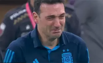 El ins�lito apodo que le puso la Selecci�n a Scaloni en el vestuario tras llorar en el final del partido