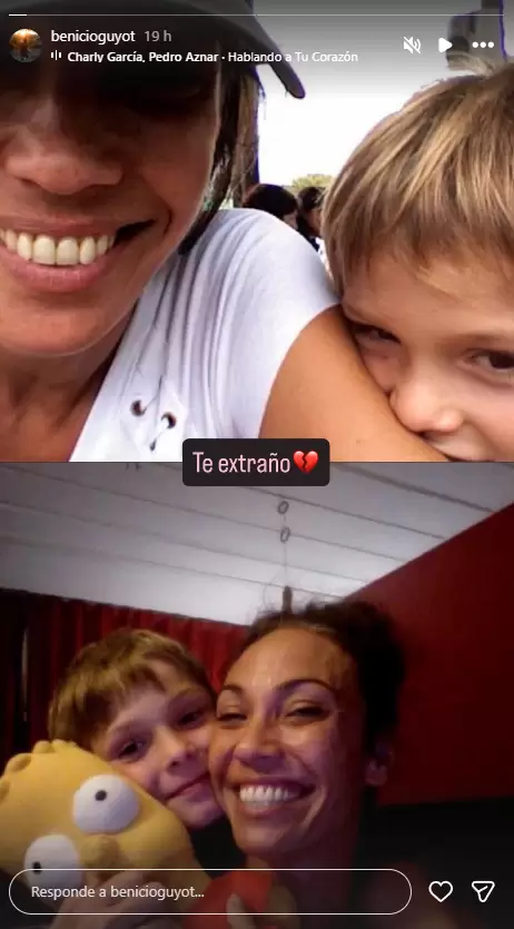 mensaje de benicio hijo de ernestina pais