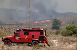 Incendio forestal en Espa�a