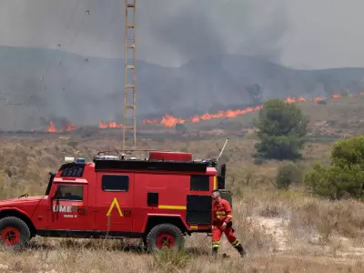 Incendio forestal en Espa�a