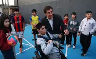 primer polideportivo inclusivo de la capital en el barrio San Pedrito