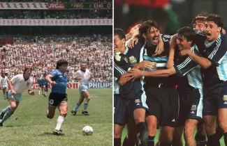 Argentina vs Inglaterra en mundiales
