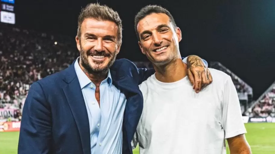 beckham y scaloni
