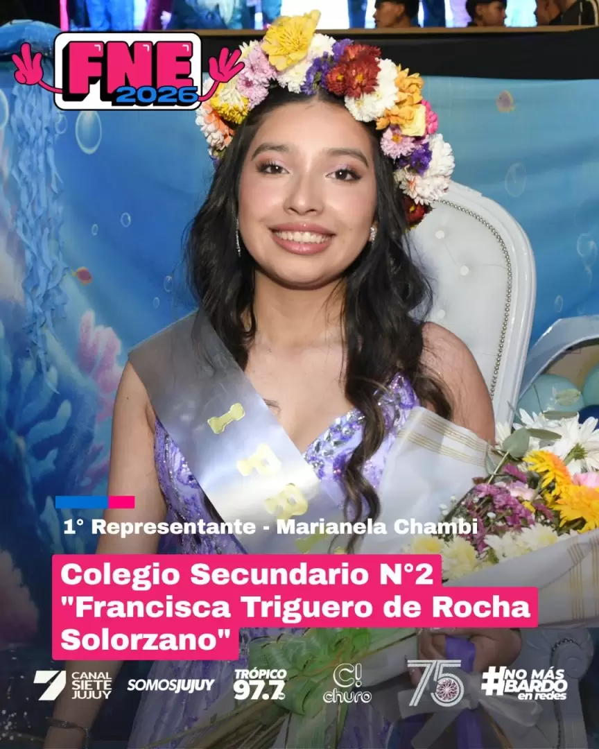 �&Yuml;'' ariadna martinez es la representante 2026 del colegio secundario n� 2 francisca triguero de