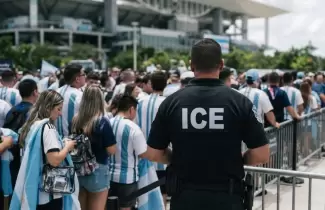 Operativo especial de seguridad para el partido Argentina - Inglaterra
