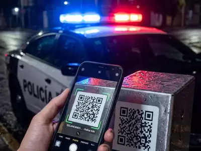 polic�a imagen gen�rica escaneo de qr para denuncias