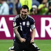 El festejo de Lionel Messi tras la agónica clasificación de Argentina a la final