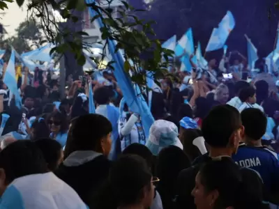 festejos argentina semifinal plaza belgrano
