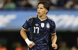 "Tiene todo lo que un futbolista quiere": la emoci�n de Giuliano Simeone al hablar de Messi tras su consagratoria noche ante Inglaterra