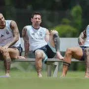 La Selecci�n Argentina retom� los entrenamientos de cara a la final del Mundial ante Espa�a