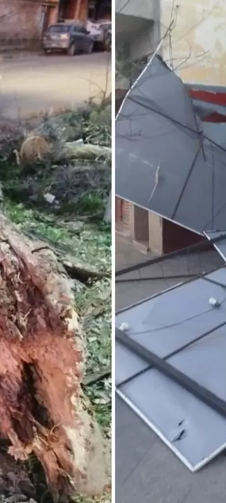 Consecuencias del viento zonda en Jujuy