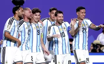 Camiseta titular confirmada: as� se vestir� la Scaloneta para la final del Mundial ante Espa�a