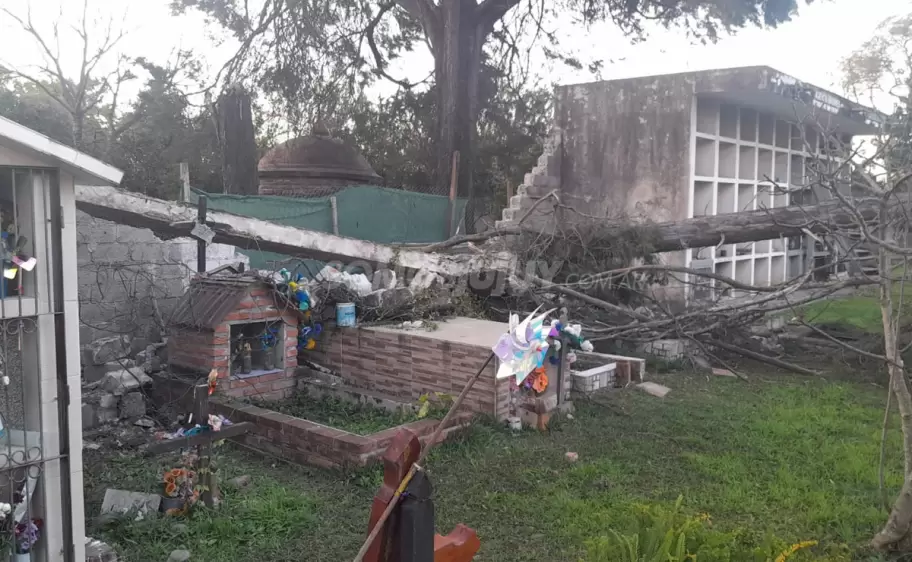daños por el viento en río blanco