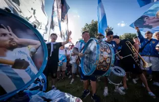 banderazo argentino en Estados Unidos