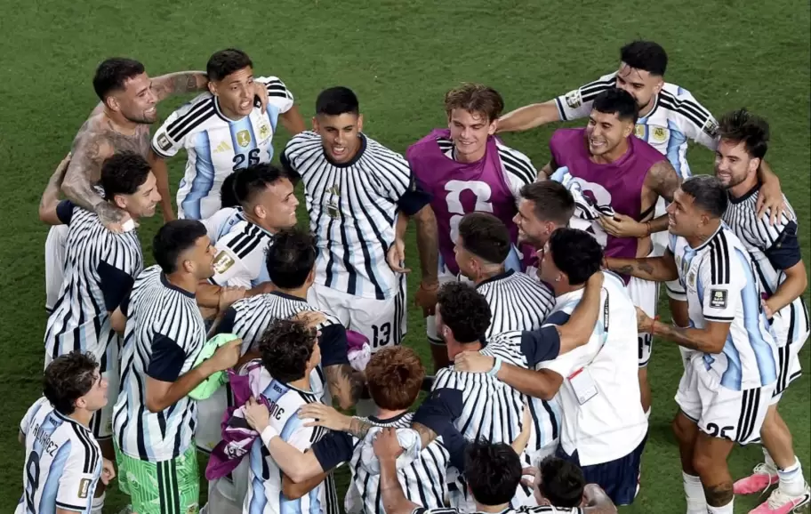La Selección unida, festejó en todos los partidos del Mundial