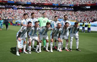 Selecci�n Argentina en la final