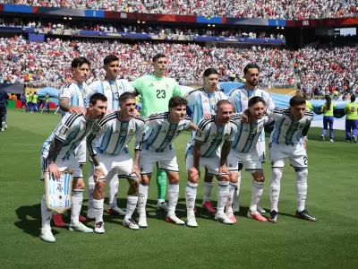 Selecci�n Argentina en la final