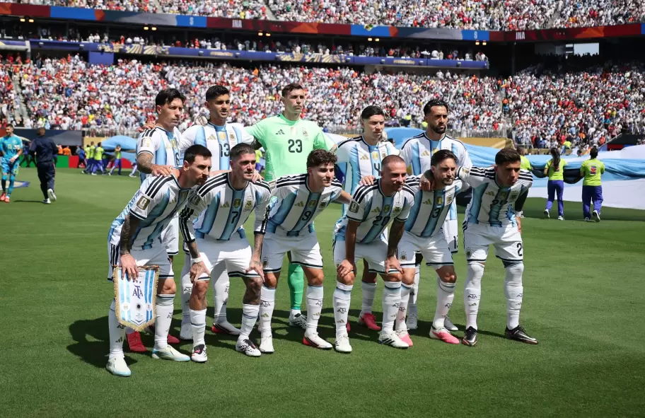 Selección Argentina en la final