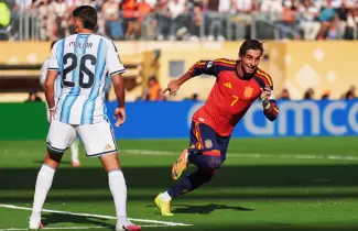 Ferran Torres anot� el �nico gol del partido
