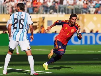 Ferran Torres anot� el �nico gol del partido