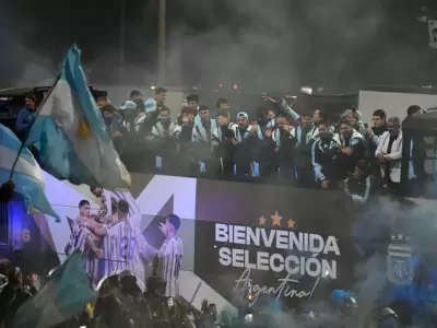 recibimiento seleccion argentina ezeiza