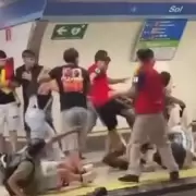 Hinchas argentinos patoteados en Espa�a