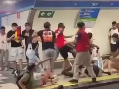 Hinchas argentinos patoteados en Espa�a