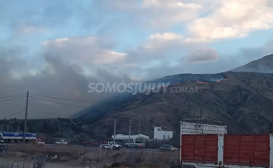 incendio en Volcán