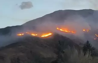 Incendio en Volc�n
