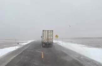 Paso de Jama cerrado por nieve del lado chileno
