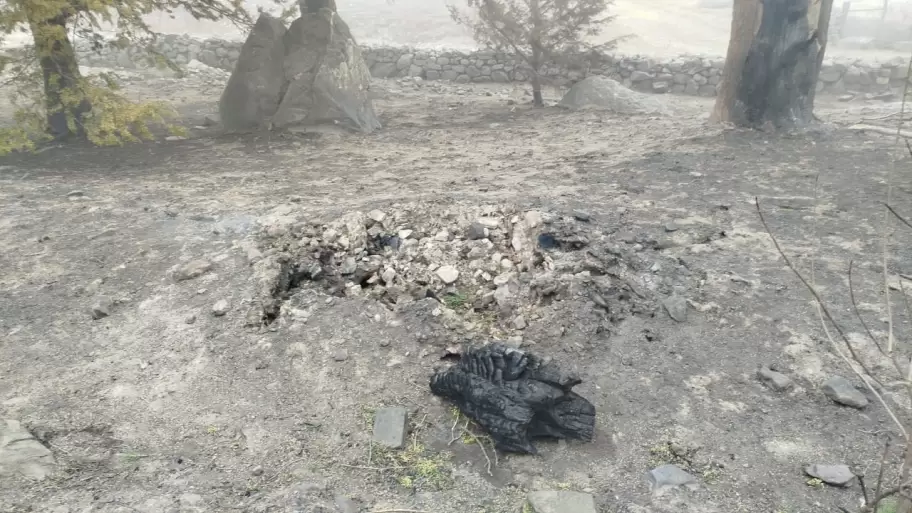 Fuego en Volcán