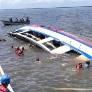 Tragedia en Guyana: se hundió un ferry y murieron al menos 53 pasajeros