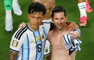 messi y lisandro