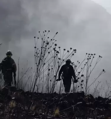 incendios forestales volc�n y barcena