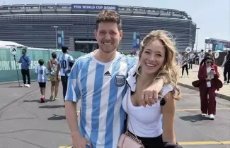Michael Bubl� y Luisana Lopilato