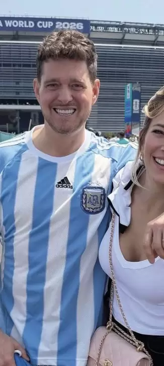 Michael Bubl� y Luisana Lopilato