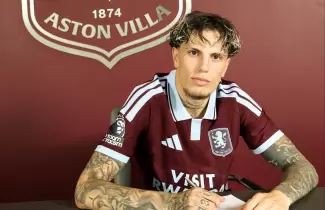 Garnacho firm� contrato con el Aston Villa de la Premier League