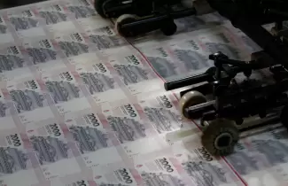 Impresi�n de billetes argentinos