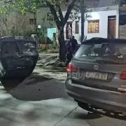 Siniestro vial en barrio Coronel Arias: conduc�a en estado de ebriedad y choc� a un auto estacionado