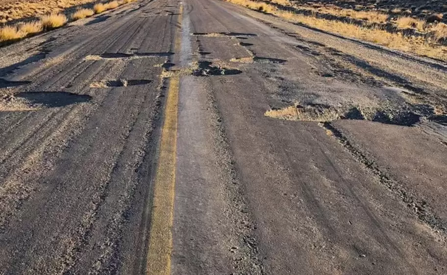 El estado de la Ruta Nacional 40 en Chubut