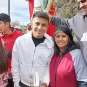 Thiago Almada visitó a la Difunta Correa y San Expedito en San Juan para cumplir una promesa