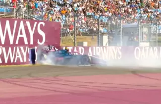Franco Colapinto protagoniz� un accidente en la segunda pr�ctica del Gran Premio de Hungr�a