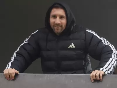 Apareci� el capit�n: Lionel Messi se mostr� en p�blico tras la final del Mundial