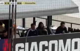 Lionel Messi fue a ver a Leones FC